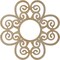 Ekena Millwork Cohen Wood Fretwork Pierced Ceiling Medallion, Birch, 26"OD x 8 7/8"ID x 3/8"T CMWP26X26X0375COBI - alternate 2